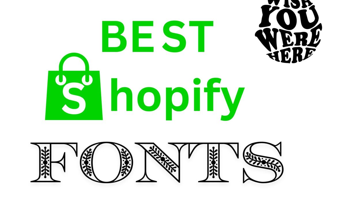 Best Shopify Fonts